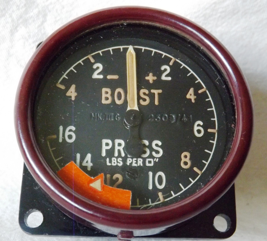 WW2 RAF Aircraft Boost Gauge Mk3G 6A/789 SPITFIRE SCARCE eBay